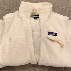 Patagonia Fleece Vest in White S